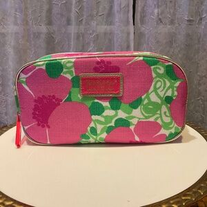 Lilly Pulitzer for Estée Lauder Pink Floral Make-Up Bag